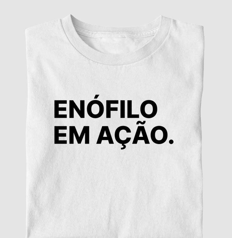 Camiseta Enófilo em ação
