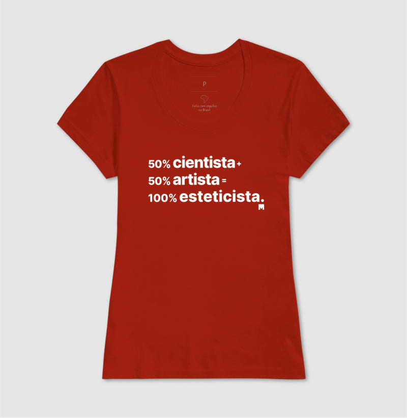Camiseta Porcentagem Esteticista