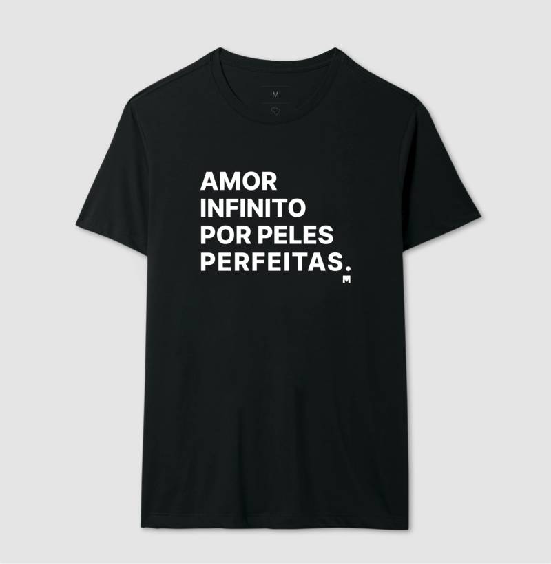 Camiseta Amor Infinito por Peles Perfeitas