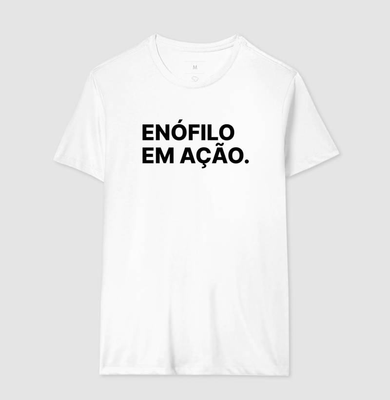 Camiseta Enófilo em ação