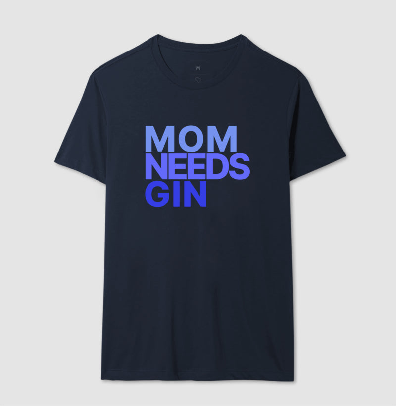Camiseta Mom Needs Gin