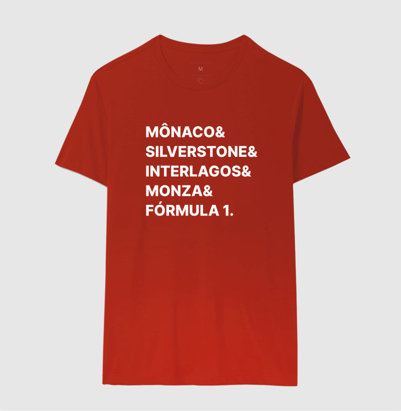 Camiseta Circuitos F1