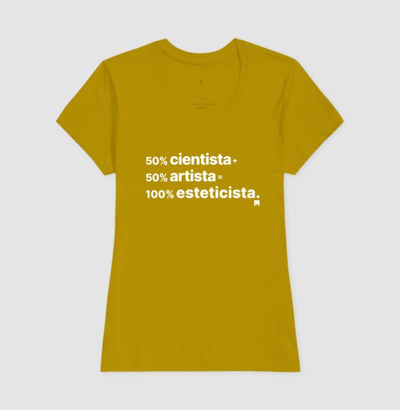 Camiseta Porcentagem Esteticista