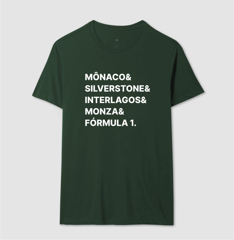 Camiseta Circuitos F1