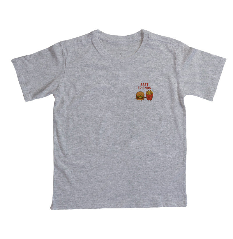 Camiseta Best Friends Hamburguer e Fritas INFANTIL