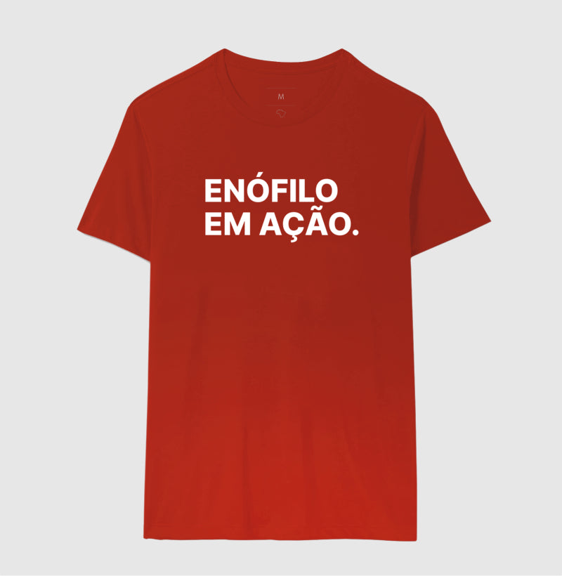 Camiseta Enófilo em ação