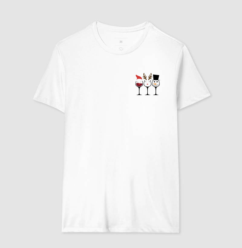 Camiseta Taças natalinas