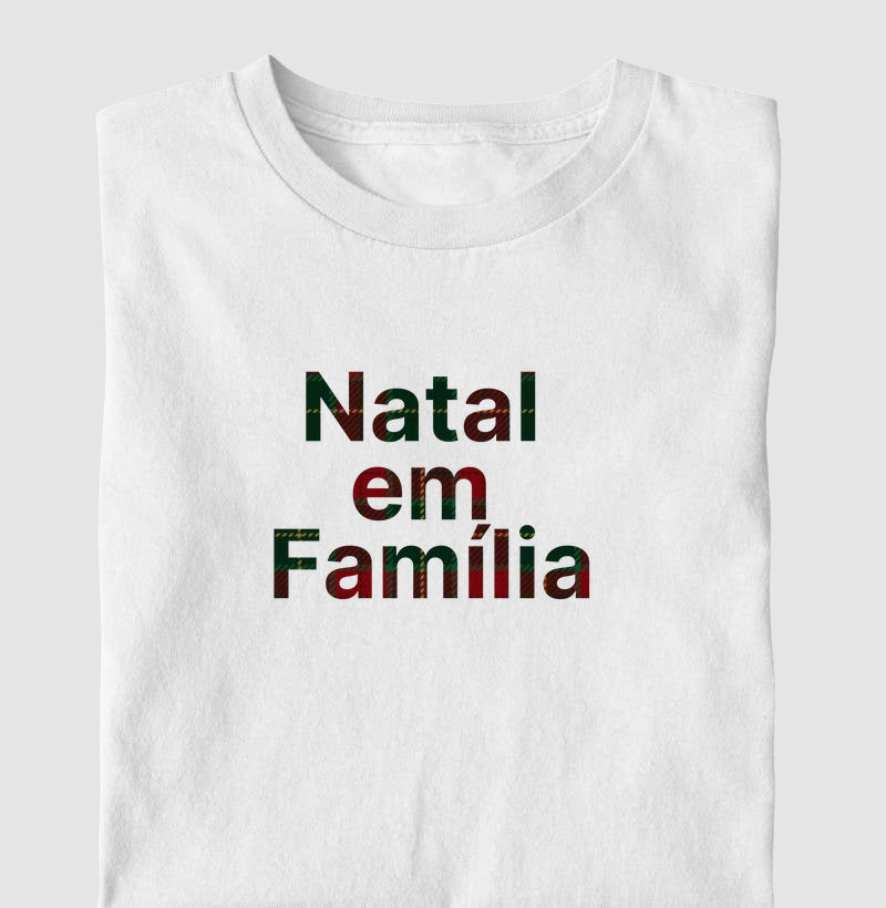 Camiseta Natal em Família