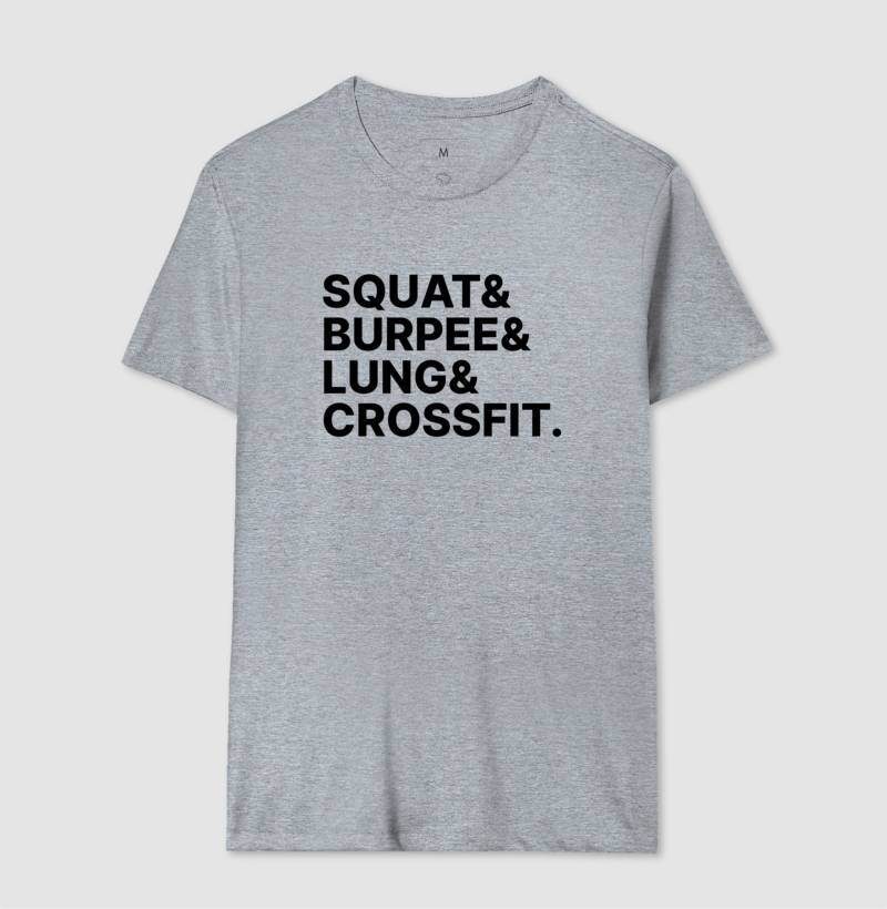 Camiseta Squat & Burpee & Lung & Crossfit