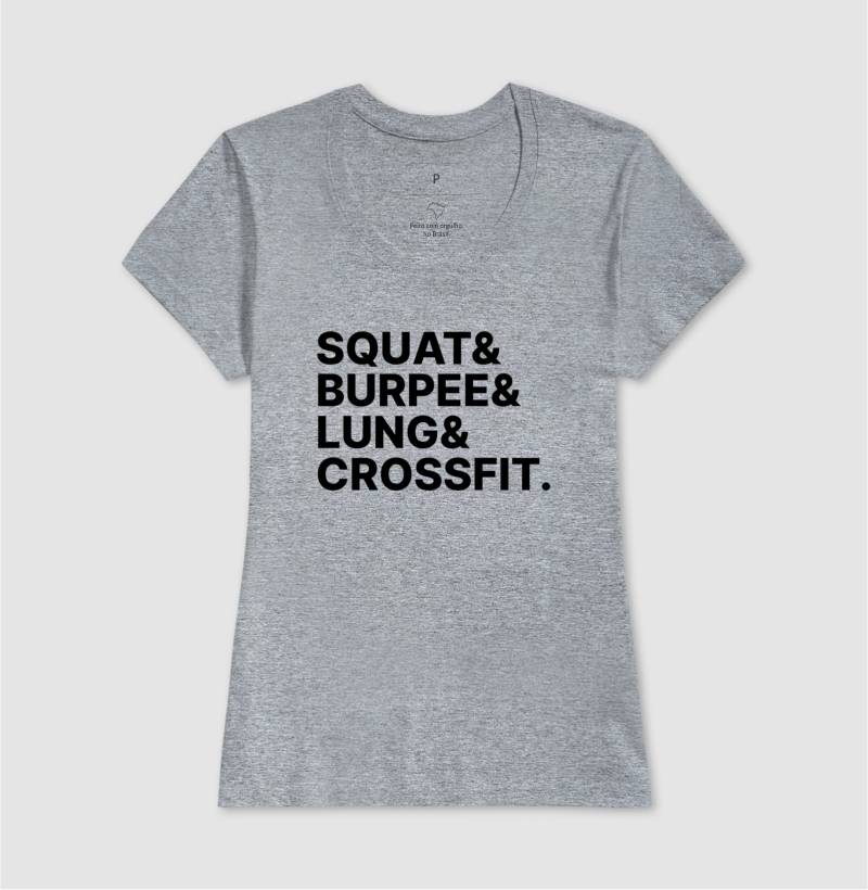 Camiseta Squat & Burpee & Lung & Crossfit