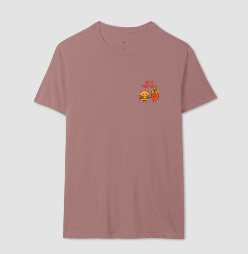 Camiseta Best Friends Hamburguer e Fritas