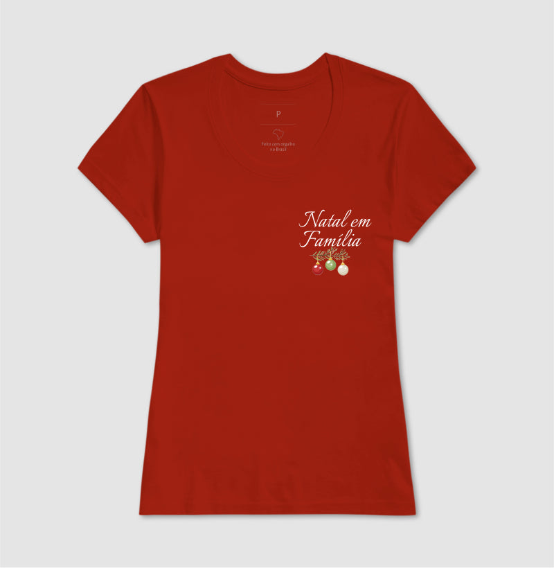Camiseta Natal em Família