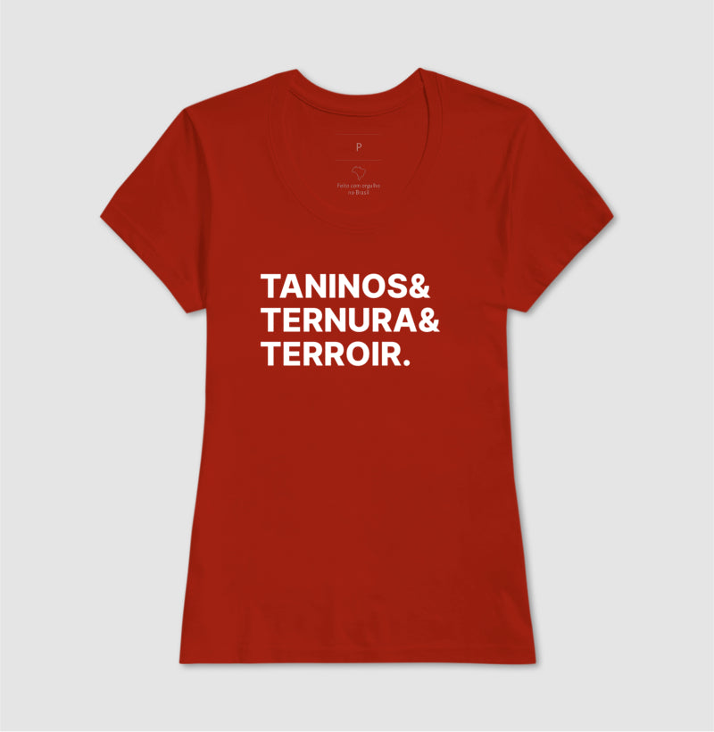 Camiseta Taninos & Ternura & Terroir