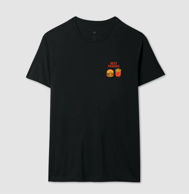 Camiseta Best Friends Hamburguer e Fritas