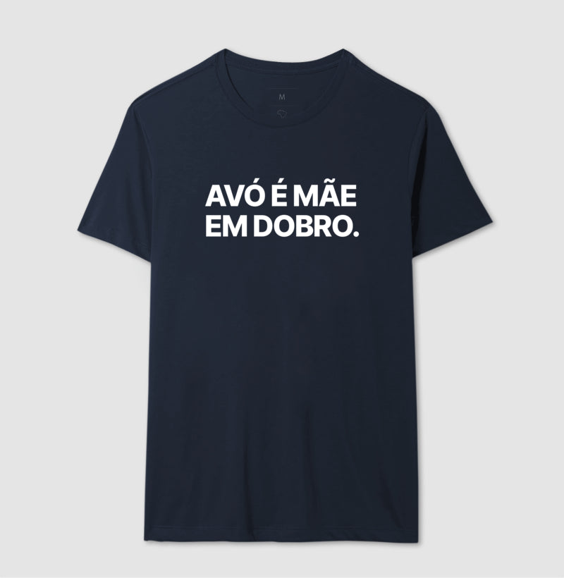 Camiseta Avó é Mãe em dobro