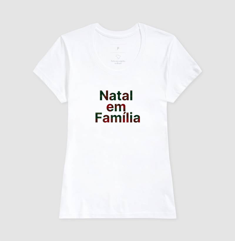 Camiseta Natal em Família