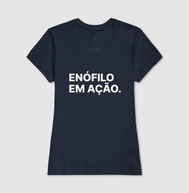 Camiseta Enófilo em ação