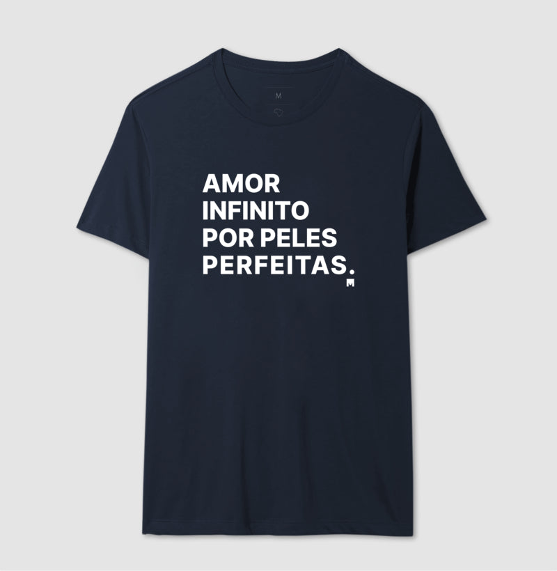 Camiseta Amor Infinito por Peles Perfeitas