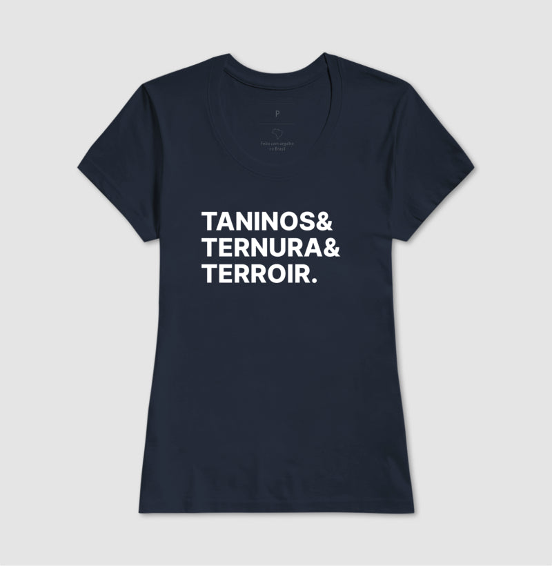 Camiseta Taninos & Ternura & Terroir