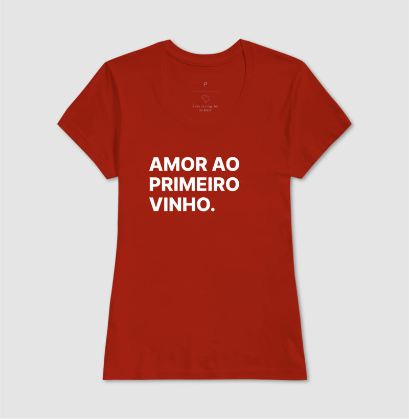 Camiseta Amor ao Primeiro Vinho
