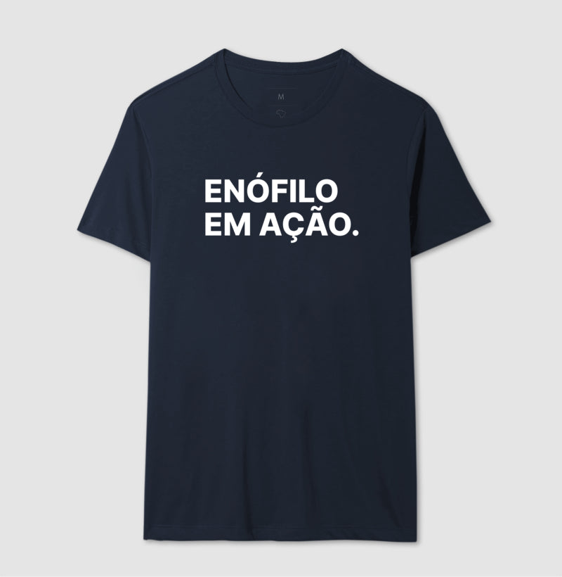 Camiseta Enófilo em ação