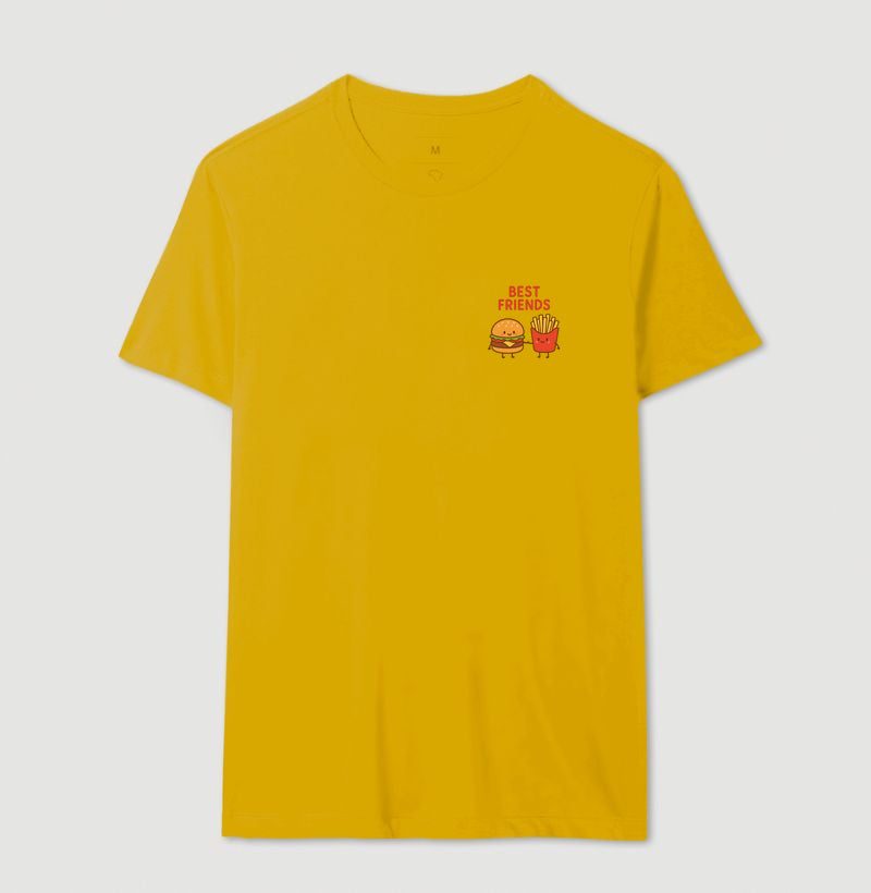 Camiseta Best Friends Hamburguer e Fritas