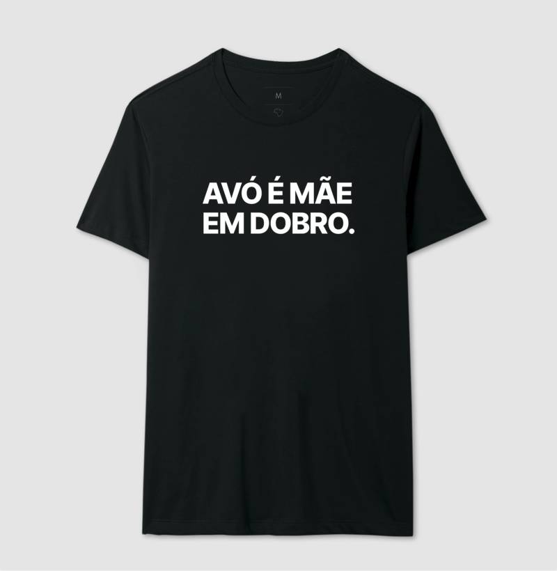 Camiseta Avó é Mãe em dobro
