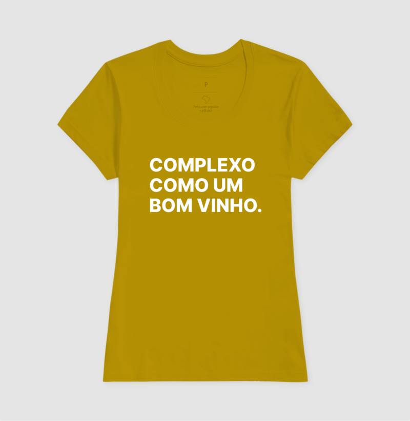 Camiseta Complexo como um bom vinho