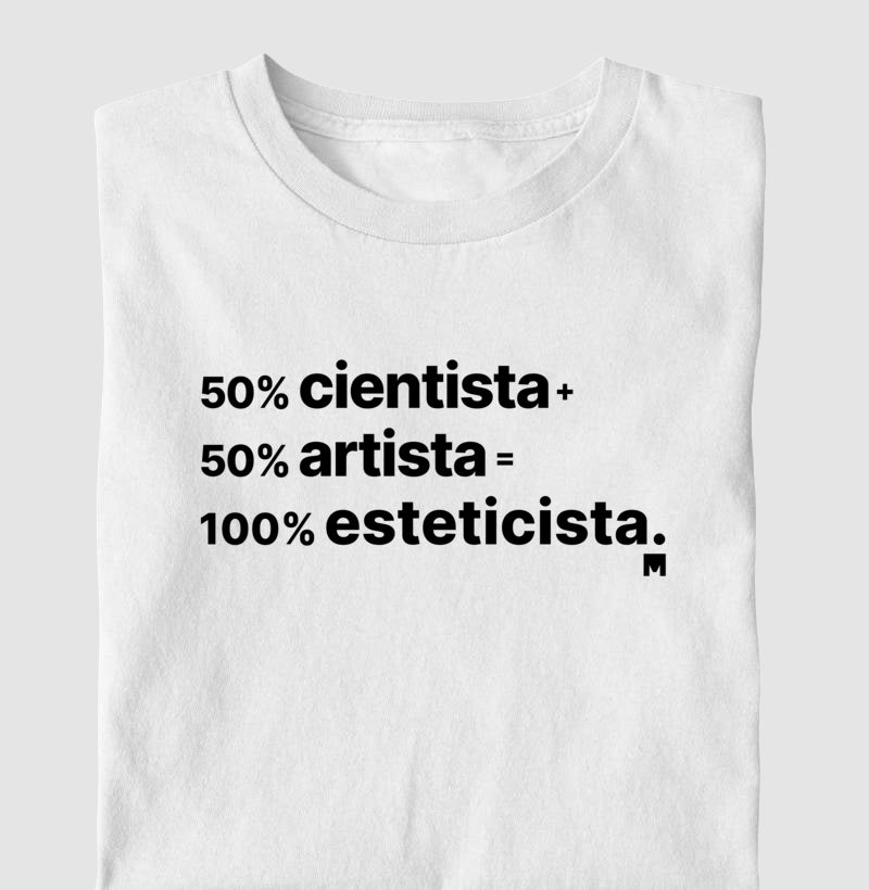 Camiseta Porcentagem Esteticista
