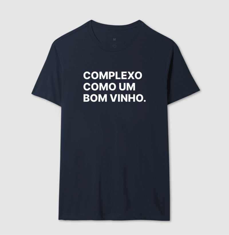 Camiseta Complexo como um bom vinho
