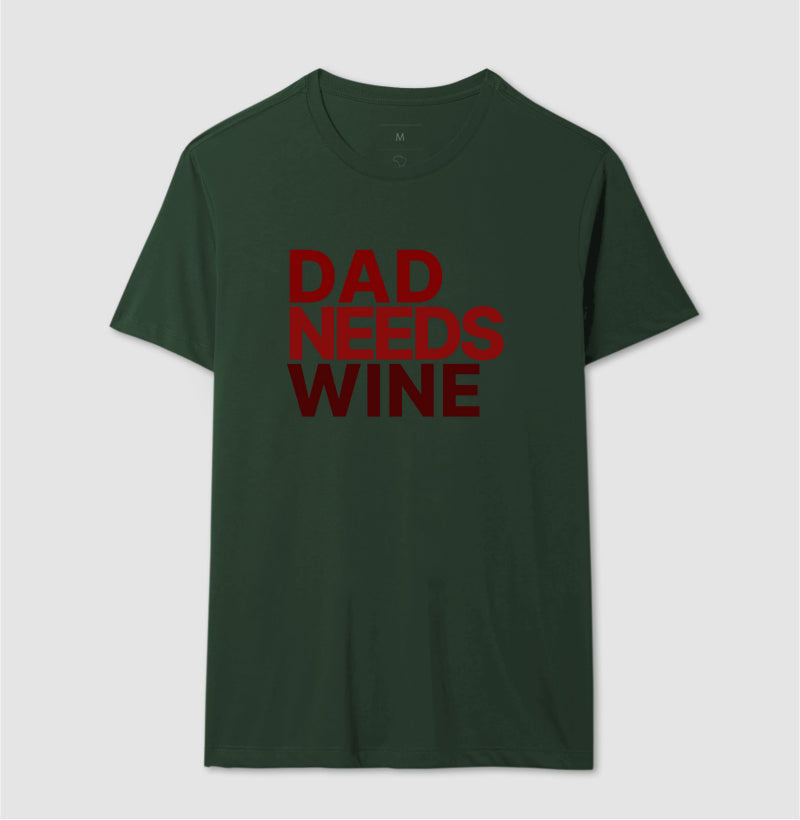 Camiseta Dad Needs Wine