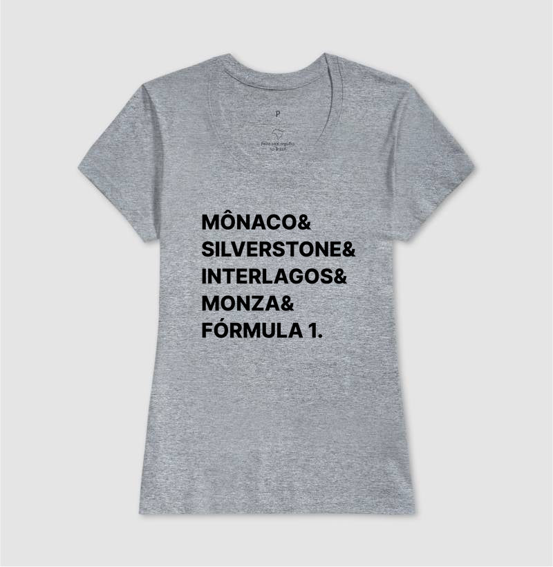 Camiseta Circuitos F1