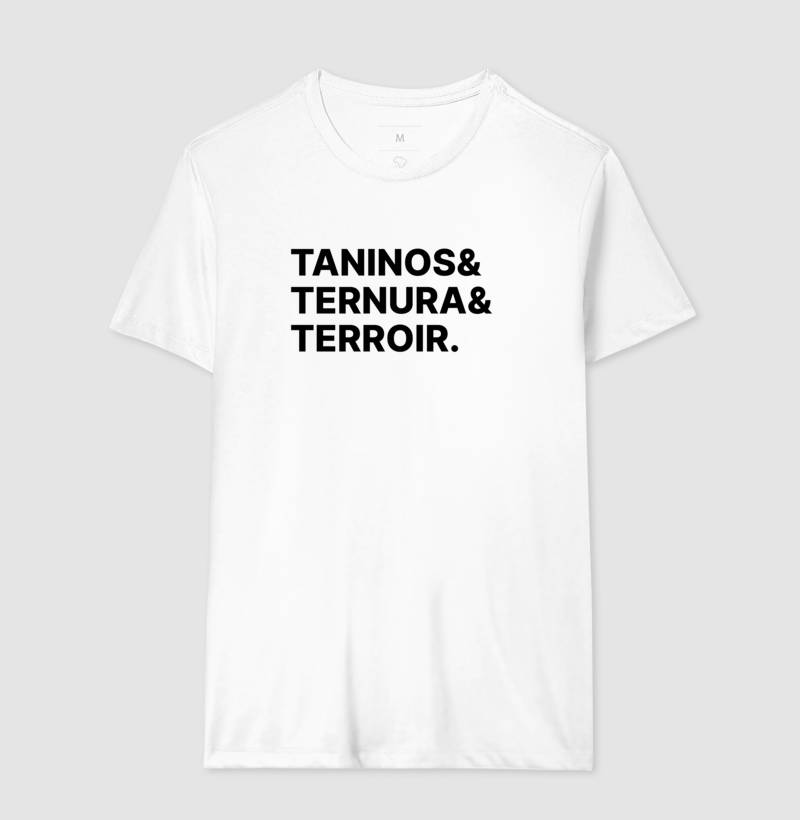 Camiseta Taninos & Ternura & Terroir
