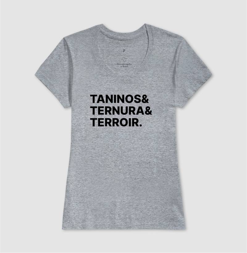 Camiseta Taninos & Ternura & Terroir