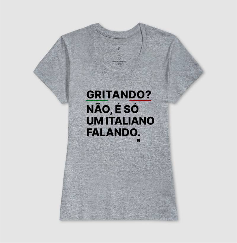 Camiseta Falando como um Italiano