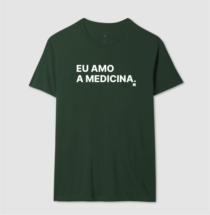 Camiseta Eu amo a medicina