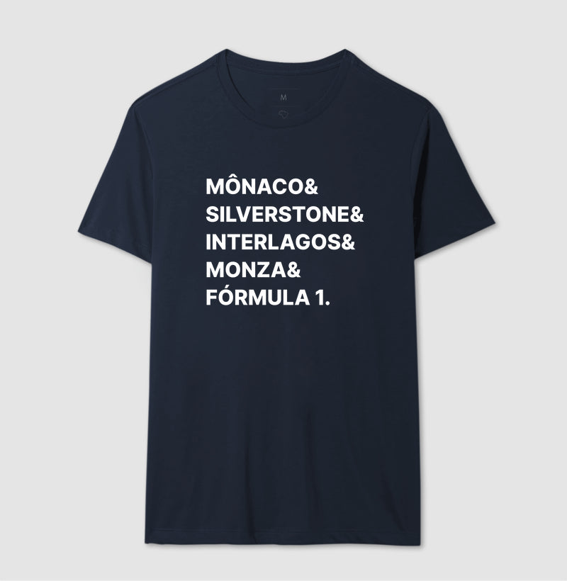 Camiseta Circuitos F1