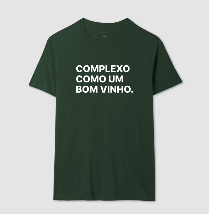Camiseta Complexo como um bom vinho