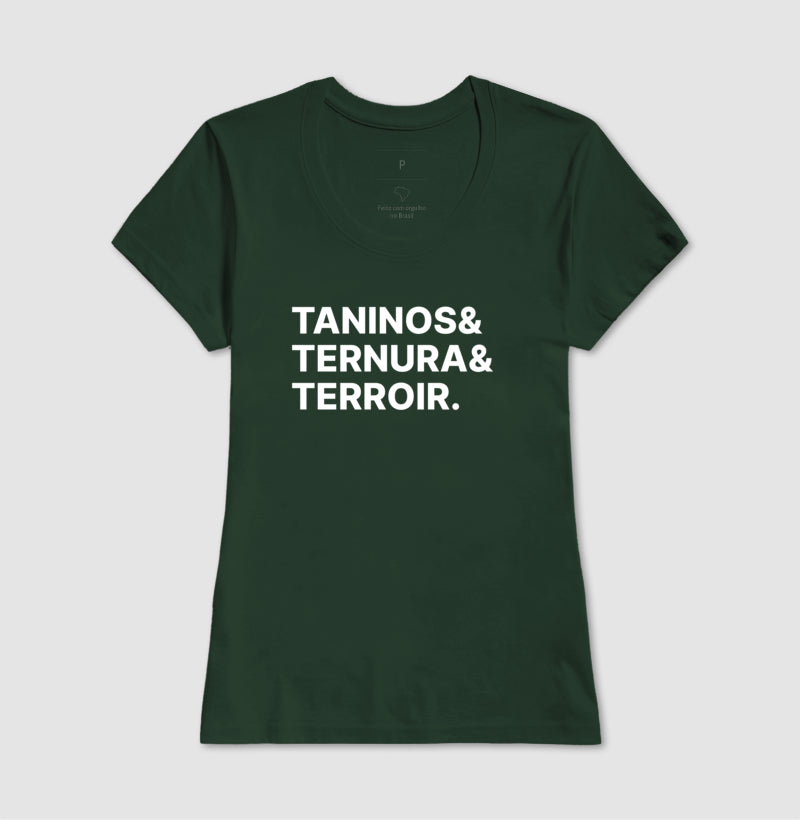 Camiseta Taninos & Ternura & Terroir