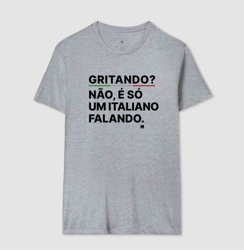 Camiseta Falando como um Italiano