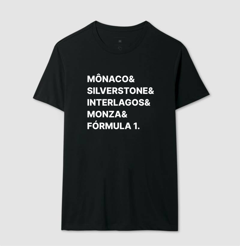 Camiseta Circuitos F1