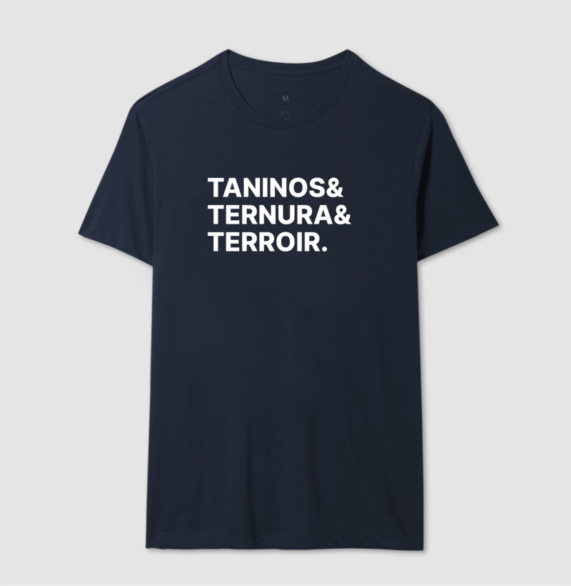 Camiseta Taninos & Ternura & Terroir