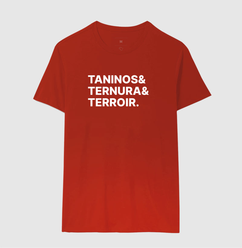 Camiseta Taninos & Ternura & Terroir