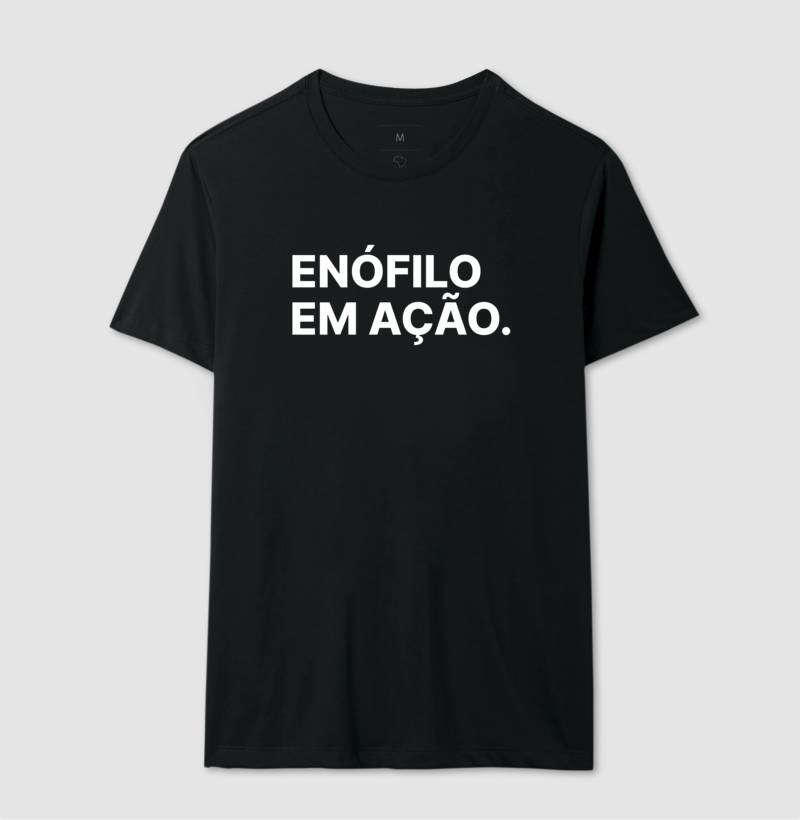 Camiseta Enófilo em ação