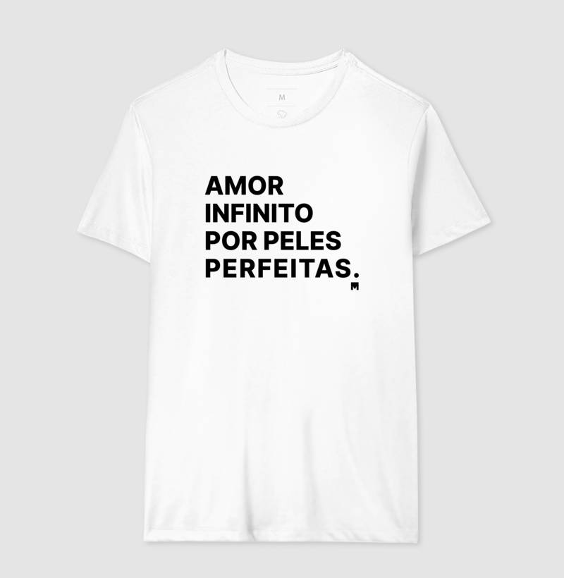 Camiseta Amor Infinito por Peles Perfeitas