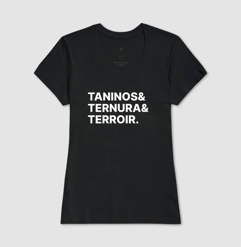 Camiseta Taninos & Ternura & Terroir