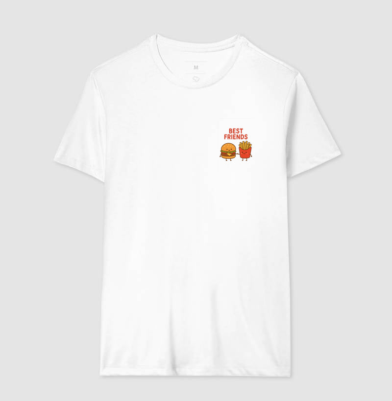 Camiseta Best Friends Hamburguer e Fritas