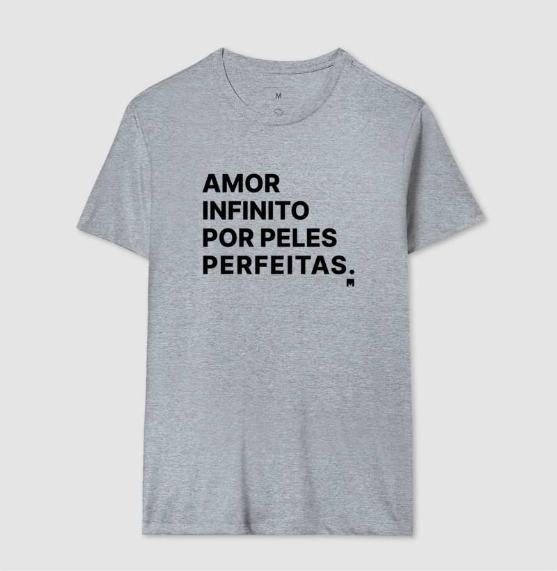 Camiseta Amor Infinito por Peles Perfeitas