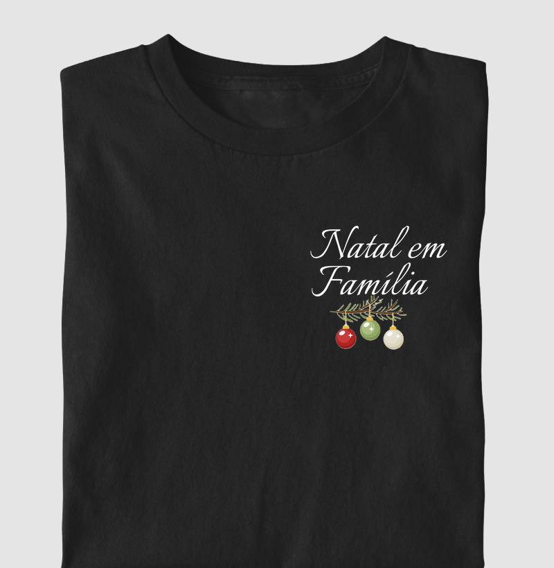 Camiseta Natal em Família