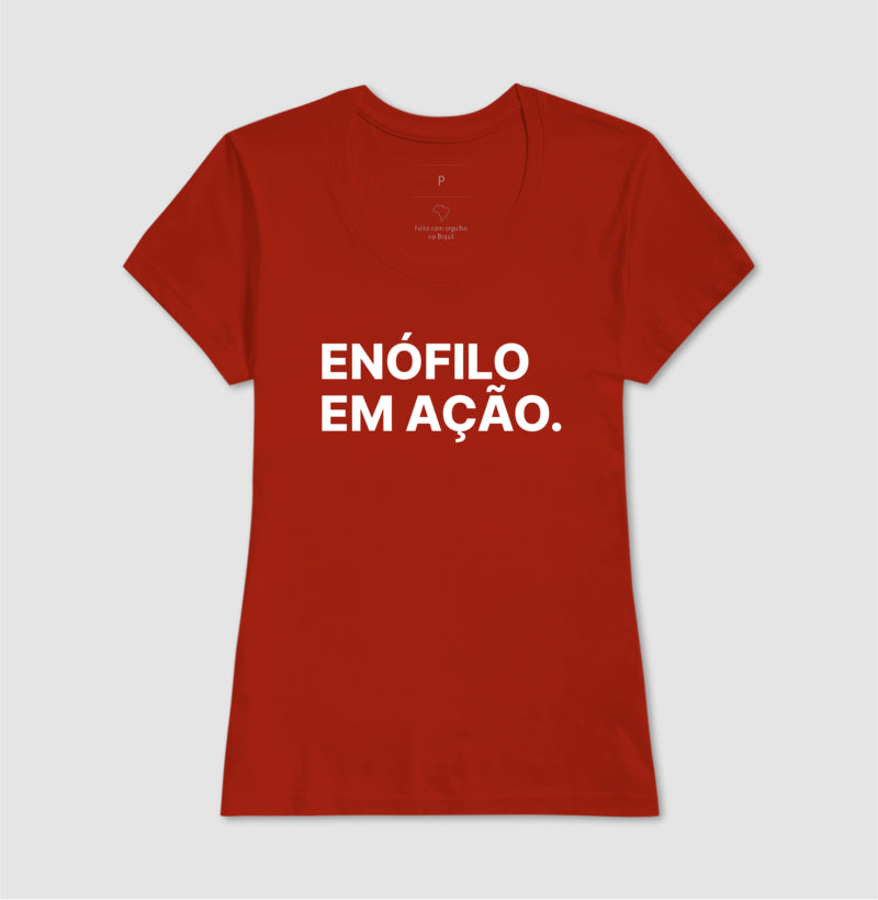 Camiseta Enófilo em ação